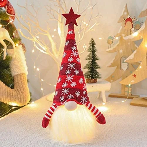 Glowing Dwarf Plush Soll Christmas Ornaments