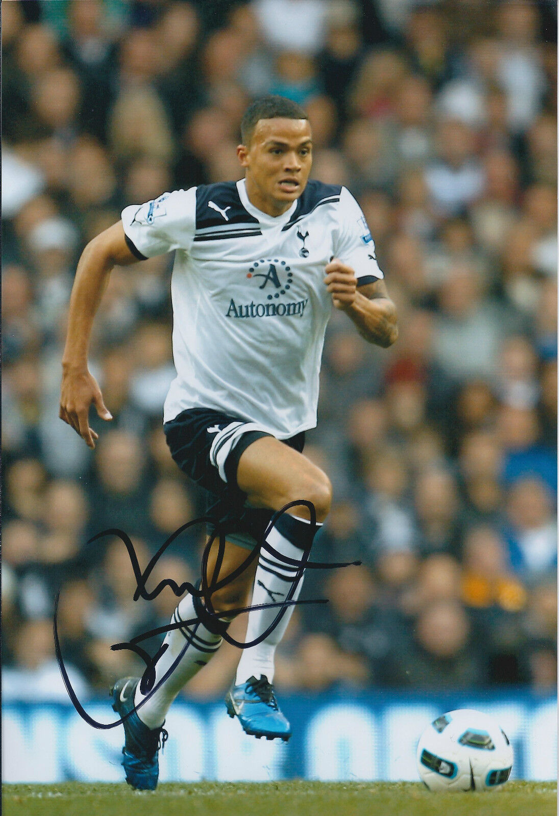 Jermaine JENAS Autograph Signed 12x8 Photo Poster painting AFTAL COA QPR SPURS QPR