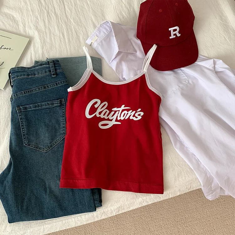 Jane Printed Built-In Bra Top