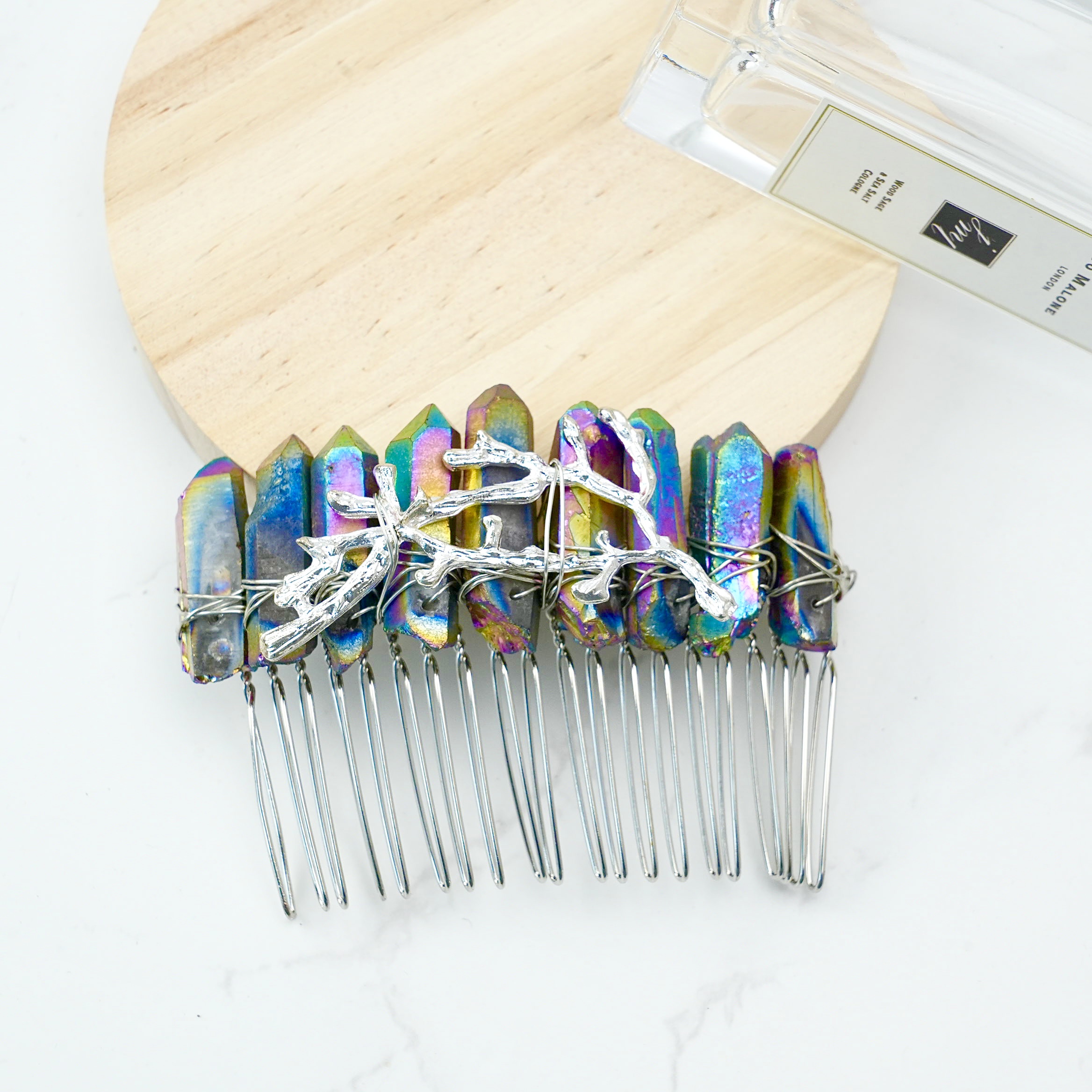 Aura Crystal Hair Comb