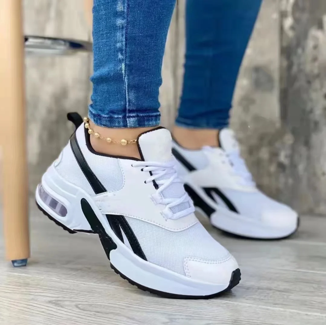 Colourp Colourp Head With Lace Grid Sneakers Women's Plus Size Low Top Casual Shoes Dad Shoes Single Shoes