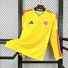2026 World Cup Mens Colombia World Cup Home Long Sleeve Jersey