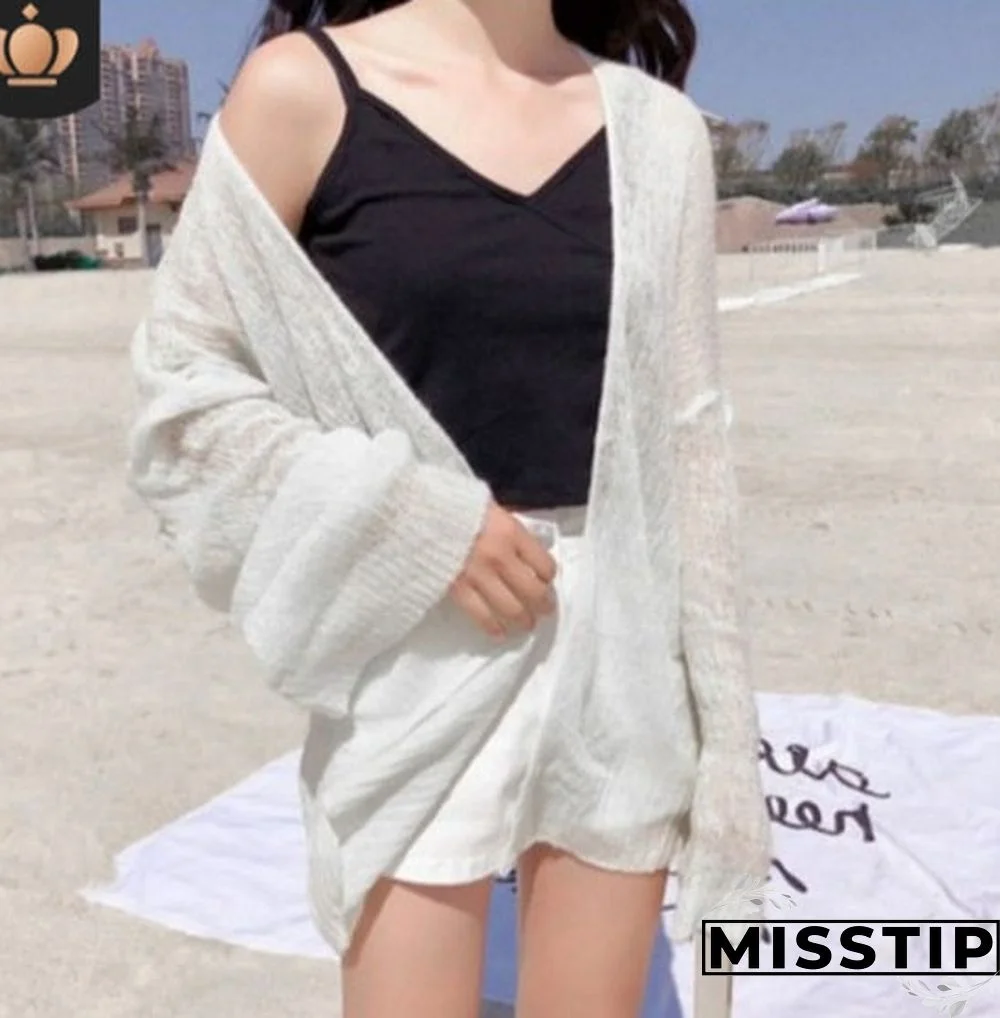 Kaguster Knitted Cardigan women plus size Summer cardigan Sweater women Loose Hollow coat kardigan Sweter Cardigans korean top