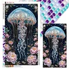 (40*70cm)DIY Full Round Drill Diamond Painting-Jellyfish