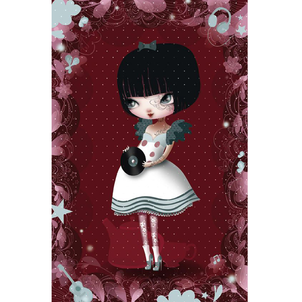 

Short Hair Girl - Round Drill Diamond Painting - 30*40CM, 501 Original