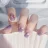 Bayuyun 24Pcs/Set Coffee Leopard French Fake Nails with Diamonds Japan Korean Artificial Acrylic Press on Nails Removable Stick on Nails