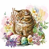 Diamond Painting-DIY Crystal Rhinestone Cat in The Nest