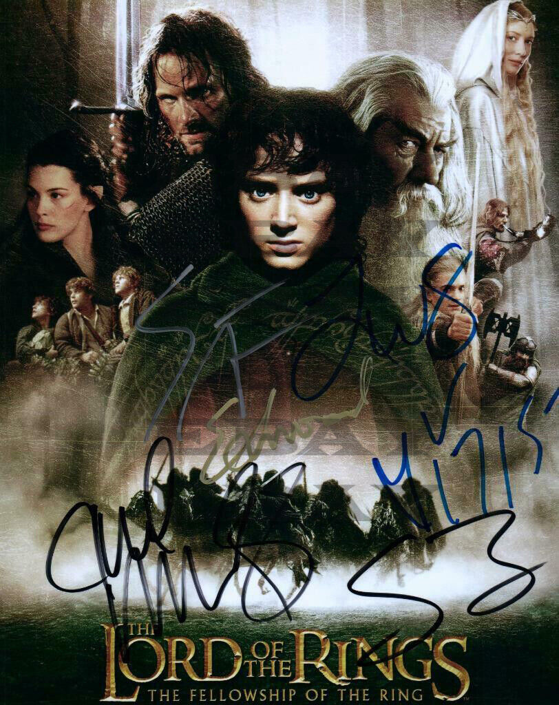 Lord of the Rings Cast Autographed Signed 8x10 Photo Poster painting Reprint