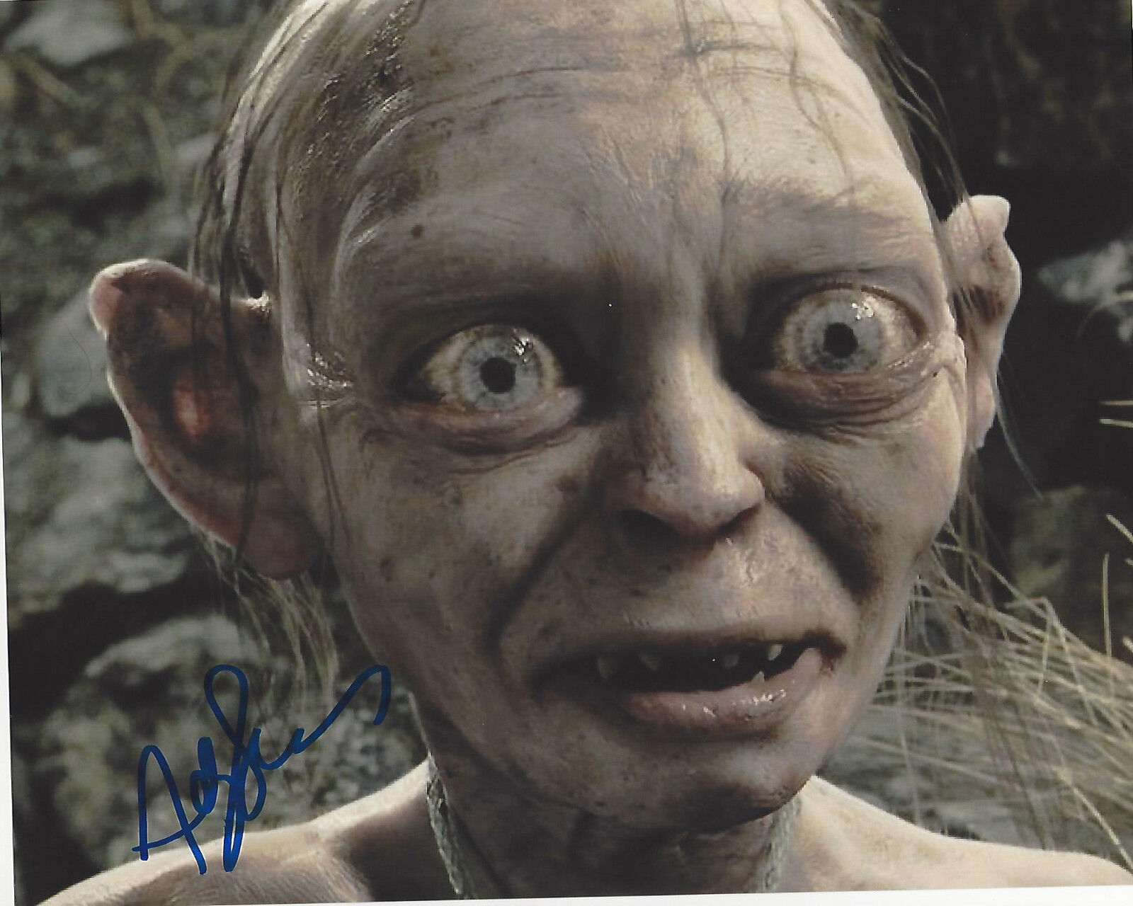 ANDY SERKIS SIGNED 'THE LORD OF THE RINGS' GOLLUM 8X10 Photo Poster painting 2 w/COA ACTOR PROOF