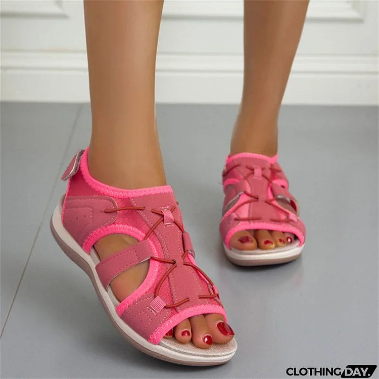 Cozy Open Toe Women's Sports Velcro Sandals for Summer