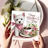 6Pcs West Highland Diamond Painting Greeting Card with Envelope for Mothers Day