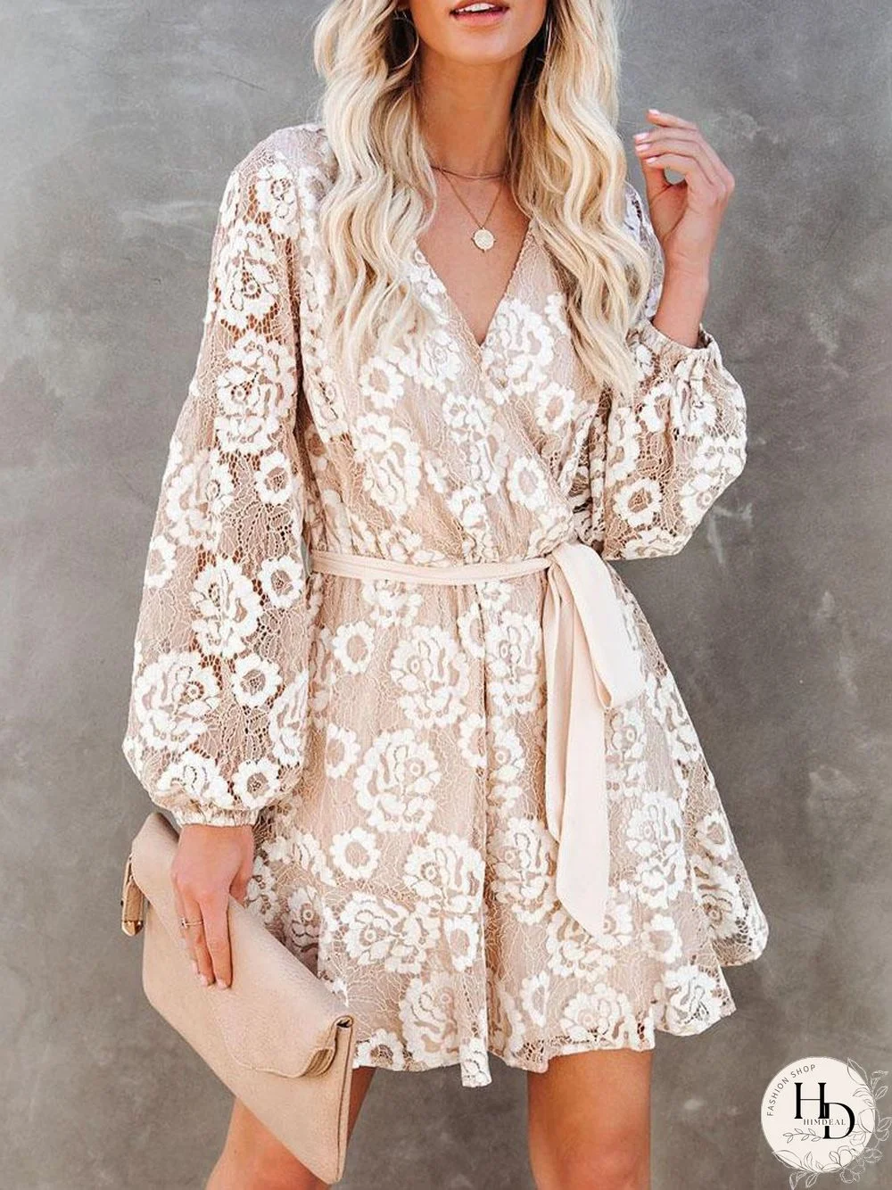 Spring Women Lace Bohemia Women Dress