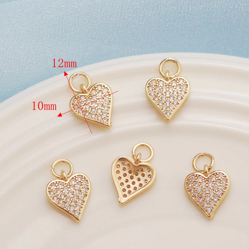 1 Piece Alloy Star Heart Shape Bow Knot Pendant