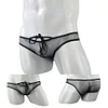 Men's Sexy Mesh Trunk See-Through Adjustable Panties