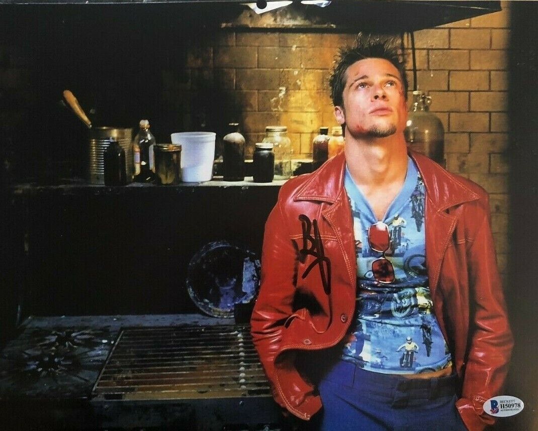 Brad Pitt signed autographed 11x14 Photo Poster painting Fight Club Seven Beckett Authenticated