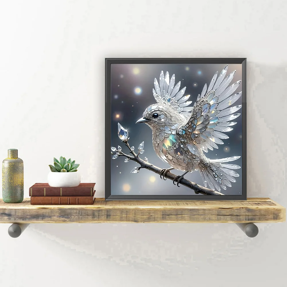 Diamond Painting - Full Round Drill - Bird(Canvas|30*30cm)