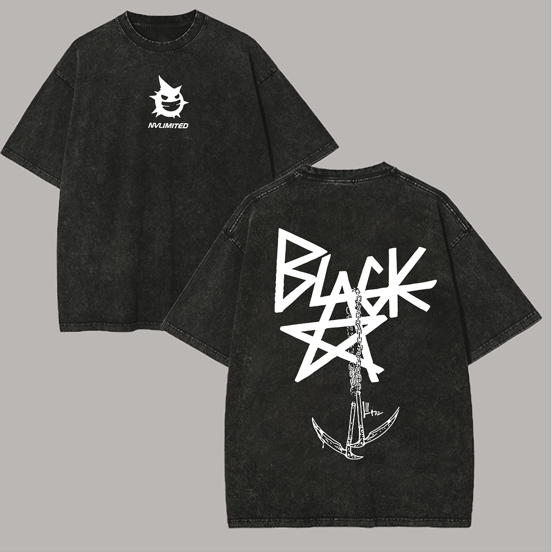 Soul Eater Printed Unisex Washed T-Shirt