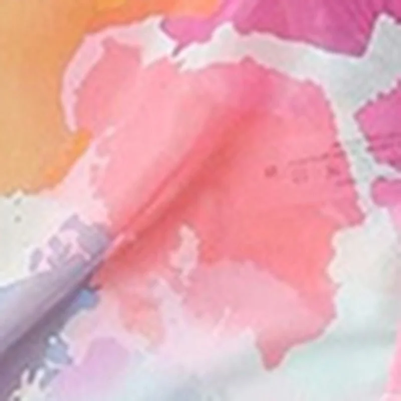 INGAGA Tie Dye 3 Piece Bikini Long Sleeve Swimsuit Women Mesh Swimwear Drawstring Bikinis Halter Beach Wear Thong Bathing suit