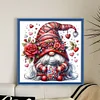 Rose Gnome-11CT Stamped Cross Stitch 45*45cm