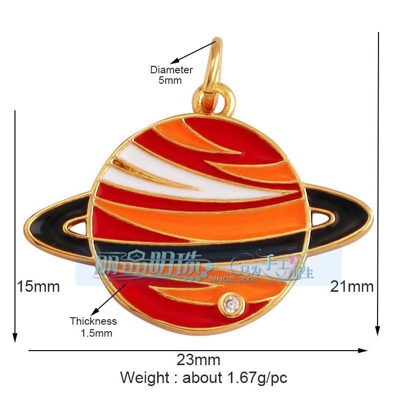 1 Piece 15 * 21mm 18 * 23mm 9*16mm Copper Zircon Sun Star Lightning Pendant Jewelry Accessories