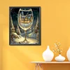 Christmas Scene In Cup-18CT Stamped Cross Stitch 40*50cm/15.75*19.69in