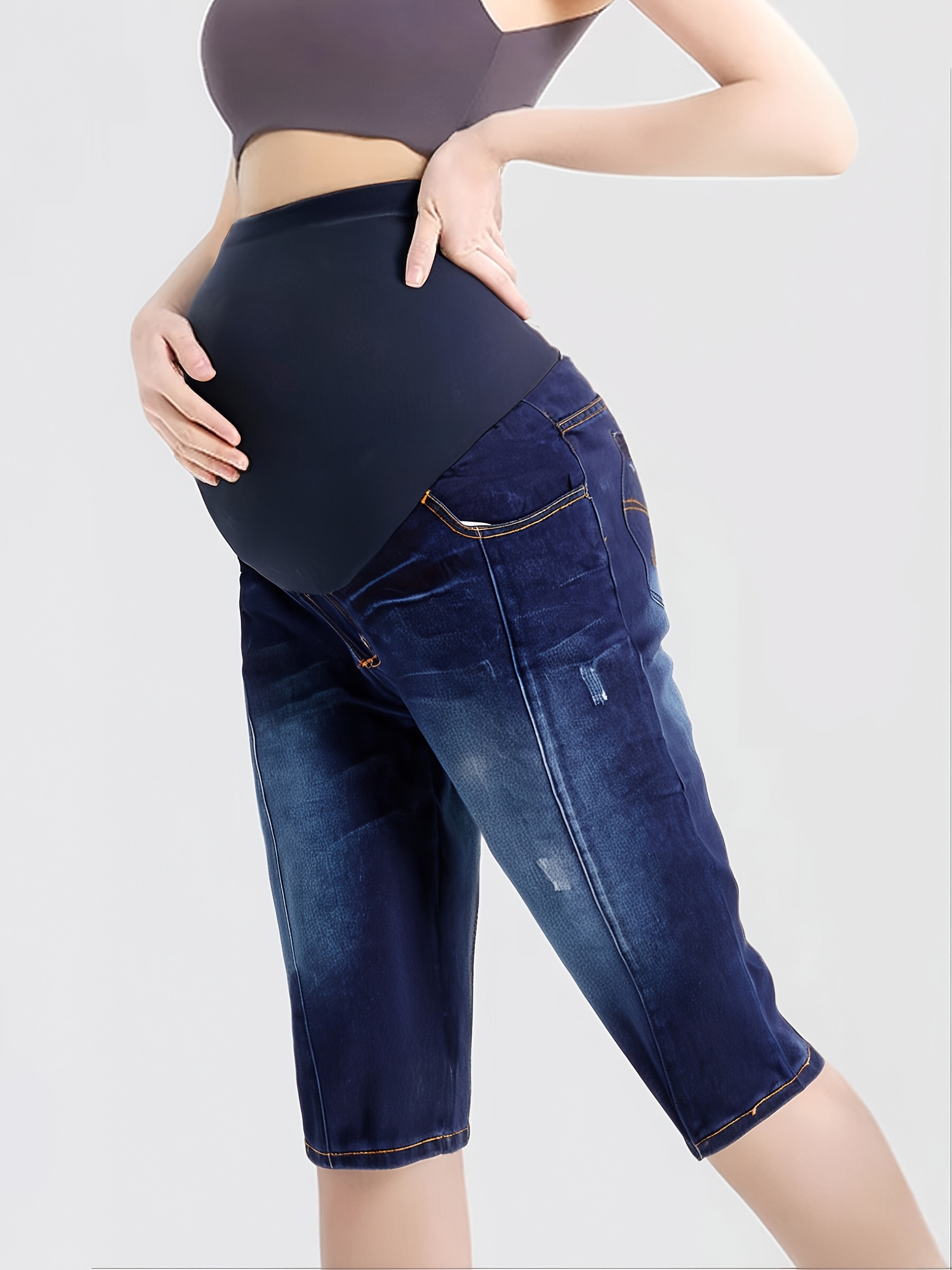 Maternity High-Waisted Tummy-Control Pants Comfortable Spring Autumn Summer Model | IFYHOME