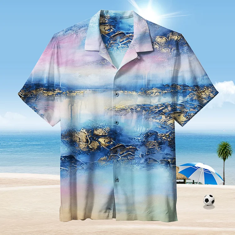 Printing And Dyeing|Unisex Hawaiian Shirt