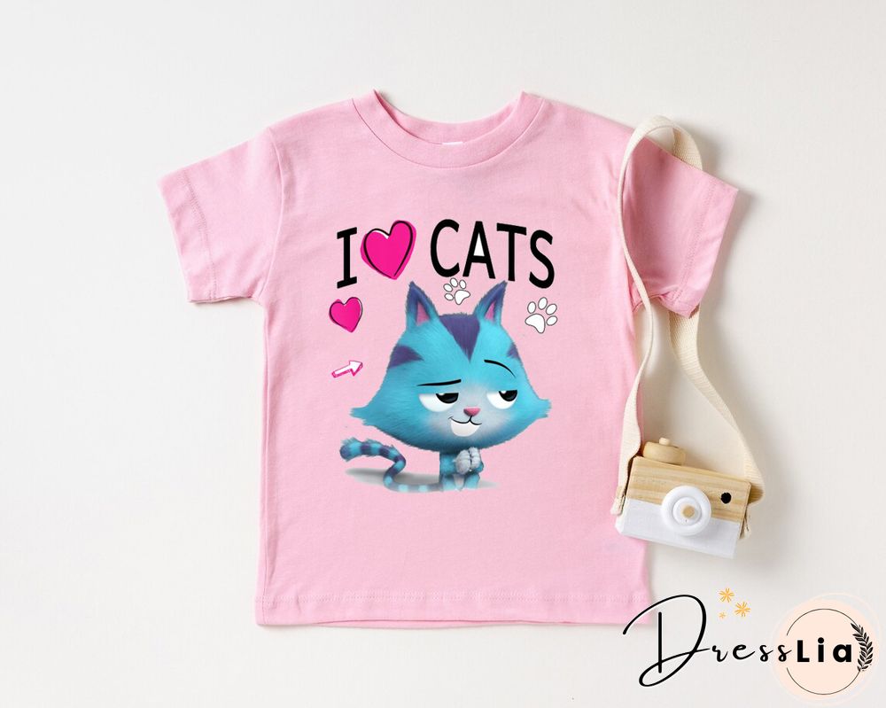 Kawaii Girls T Shirts Gabbys Doll House Cartoon Print Childrens Tshirt Summer Tee Girls Clothes White Camisole Tops