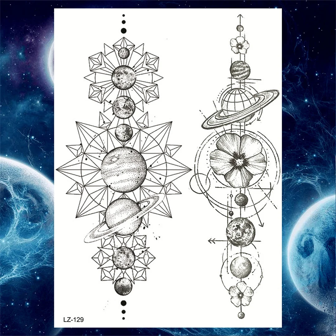 Watercolour Tiger Temporary Tattoos For Men Women Kids Boys Wolf Lion Tattoo Sticker Animal Realistic Fake Body Tatoos Supplies