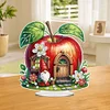 Diamond Painting Acrylic Apple Cottage Tabletop Ornaments Kit
