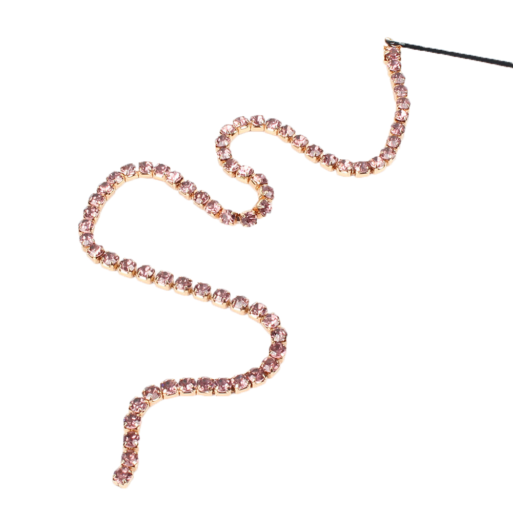 

European Diamond Hair Pin Fake Hair Extend Chain Headwear Hair Accessories, 501 Original