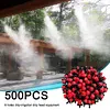 500Pcs 1/4 Inch Adjustable Drip Irrigation Emitters for Balcony Yard Greenhouse