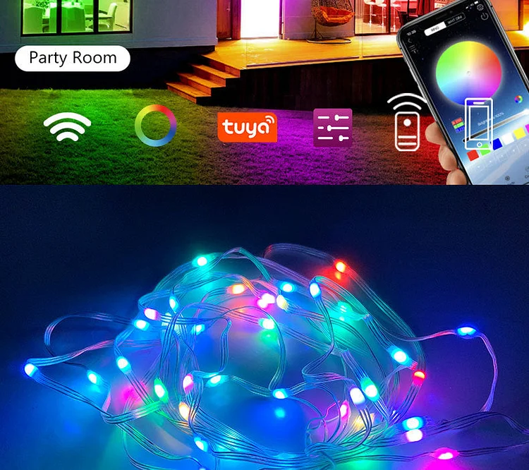 Symphony RGB Intelligent Voice-activated Christmas Lights