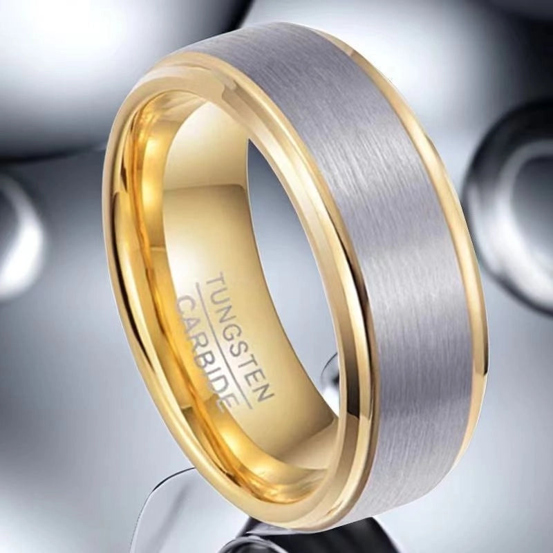 Ring Non-fading Niche Design Men’s Hip Hop Titanium Steel Men’s Fashion Stainless Steel Jewelry