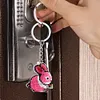 Rabbit Beaded Counted Cross Stitch Ornament Kit Cross Stitch Bead Keychain (B)