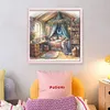 Bedroom-11CT Stamped Cross Stitch 50*50cm/19.69*19.69in