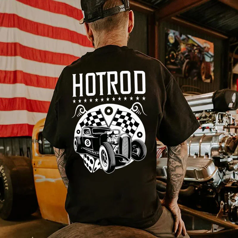 HOT ROD Classic Car Print Men's T-shirt