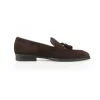 Luxury Tassel Mens Loafers Suede Leather Formal Shoes
