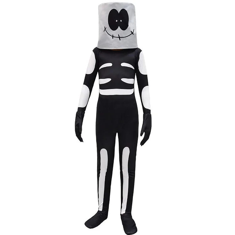 Mayoulove Boys Friday Nights Skeleton Kids Halloween Cosplay Party Costume-Mayoulove