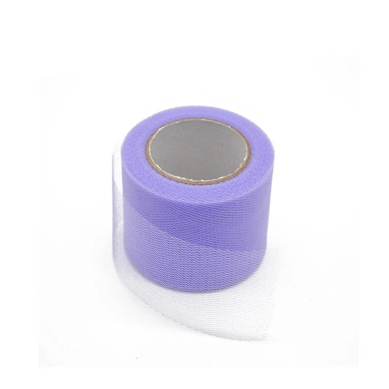 25yards 2inch Crystal Tulle Roll Organza Sheer Gauze Baby Shower Favor Wedding Car Decoration Party Home Garden Crafts Supplies