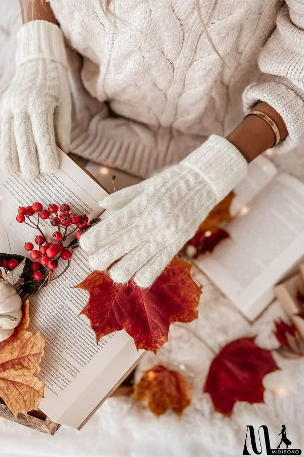 MidiSono - Warm Fleece Touch Screen Knitted Gloves