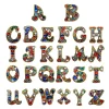 DIY Key Chain Diamond Painting Letters Bag Keyring Pendant Gift