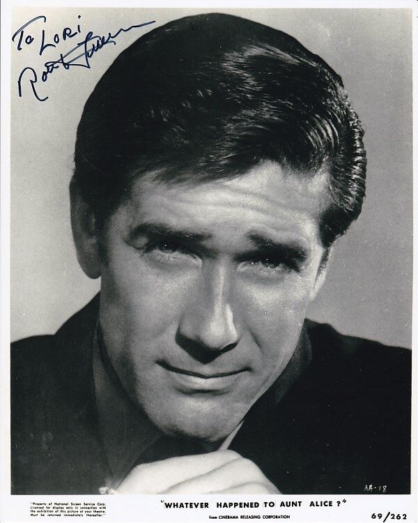 ROBERT FULLER Autographed WHATEVER HAPPENED TO AUNT ALICE? Photo Poster paintinggraph - To Lori