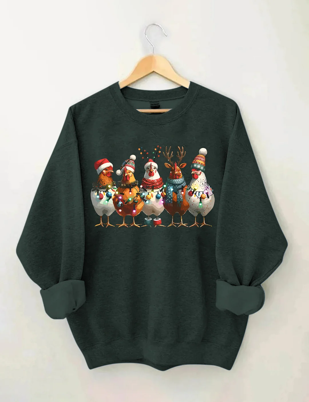 Christmas Chickens Sweatshirt