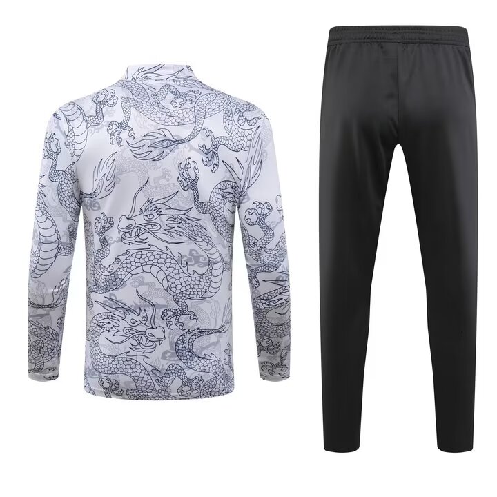 24/25 Real Madrid Half-Pull Training Kit Football Thai Quality