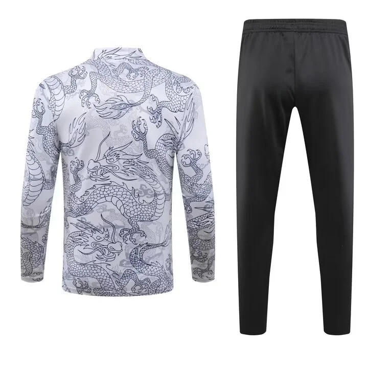 24/25 Real Madrid Half-Pull Training Kit Football Thai Quality