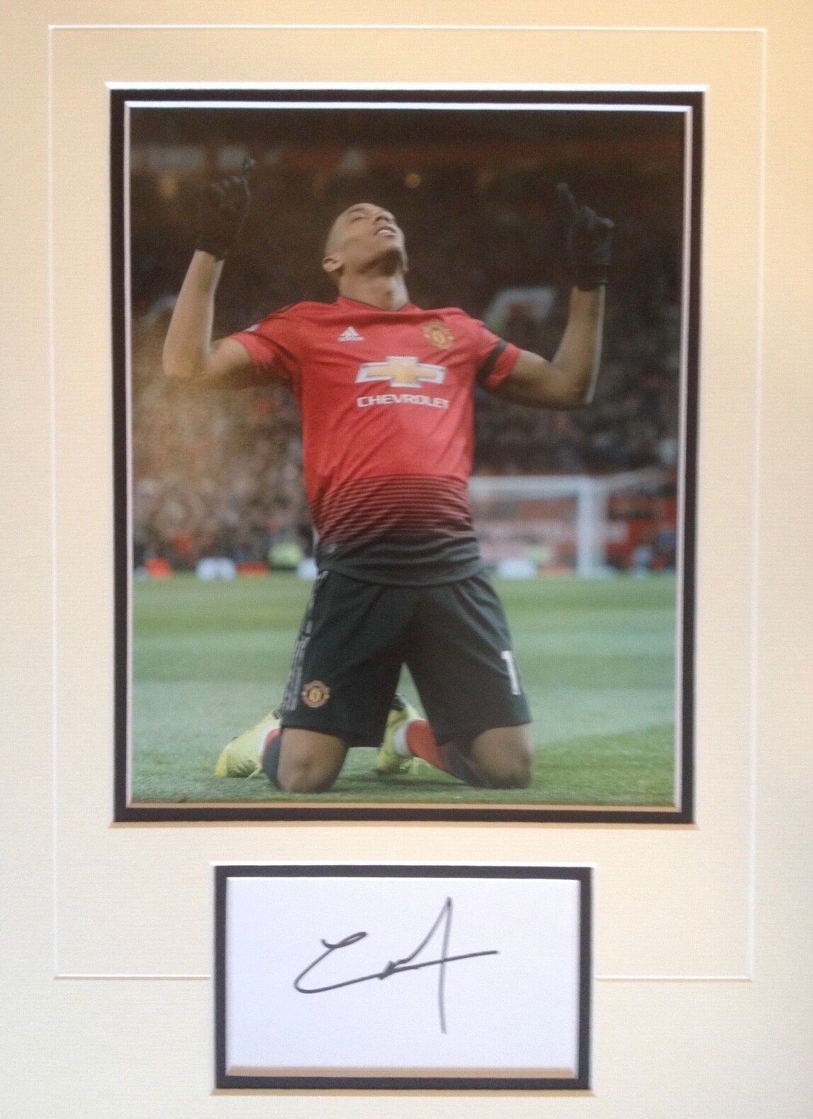 ANTHONY MARTIAL - MANCHESTER UNITED FOOTBALLER - EXCELLENT SIGNED Photo Poster painting DISPLAY