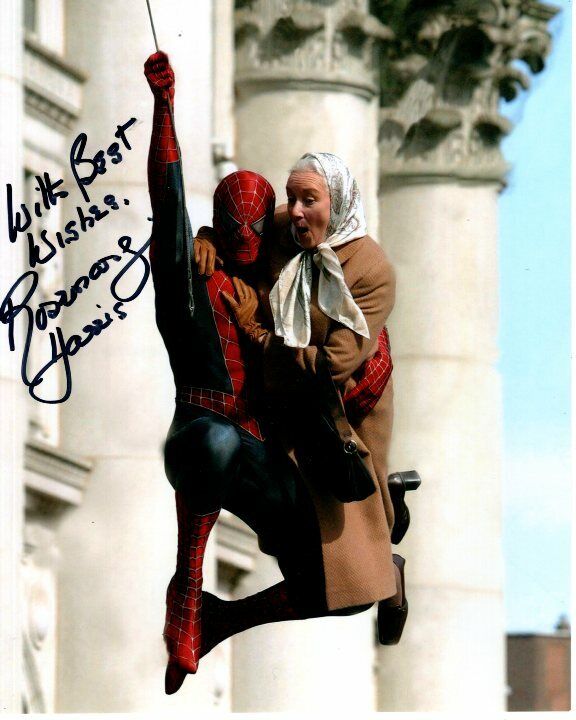 ROSEMARY HARRIS signed autographed THE AMAZING SPIDER-MAN AUNT MAY PARKER Photo Poster painting