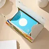 Diamond Art Tissue Box Cover DIY PU Desktop Organizer Large(Peacocks)