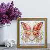 Diamond Painting Special Shaped Drill Butterfly With Frame(8.46x8.46inch)